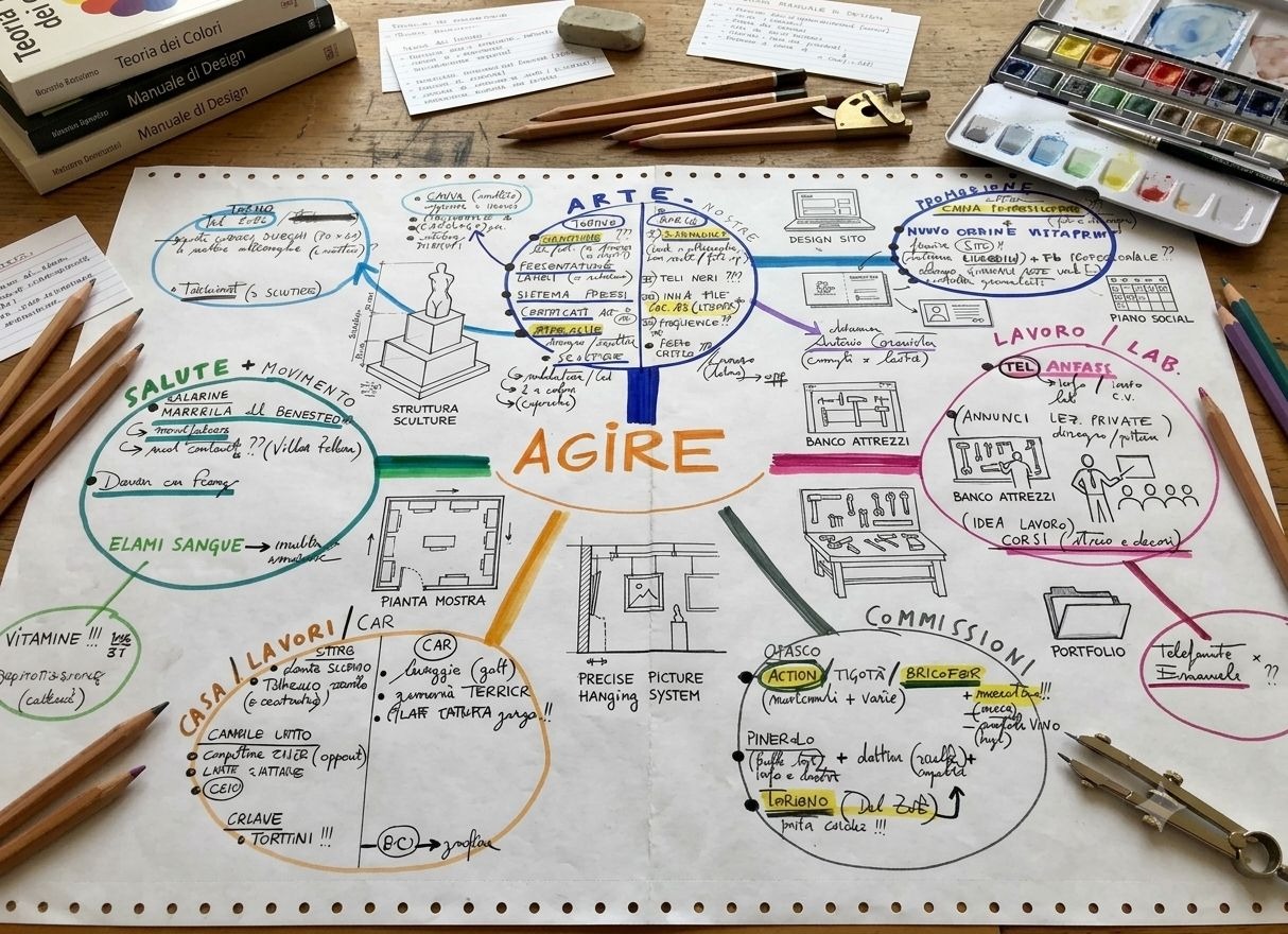 Mappa mentale realizzata durante un Team Building HBE